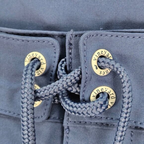 Vineyard Vines Swim Trunks Bathing Shorts Mens Sz 42 Logo Drawstring Pocket Blue - Picture 8 of 16